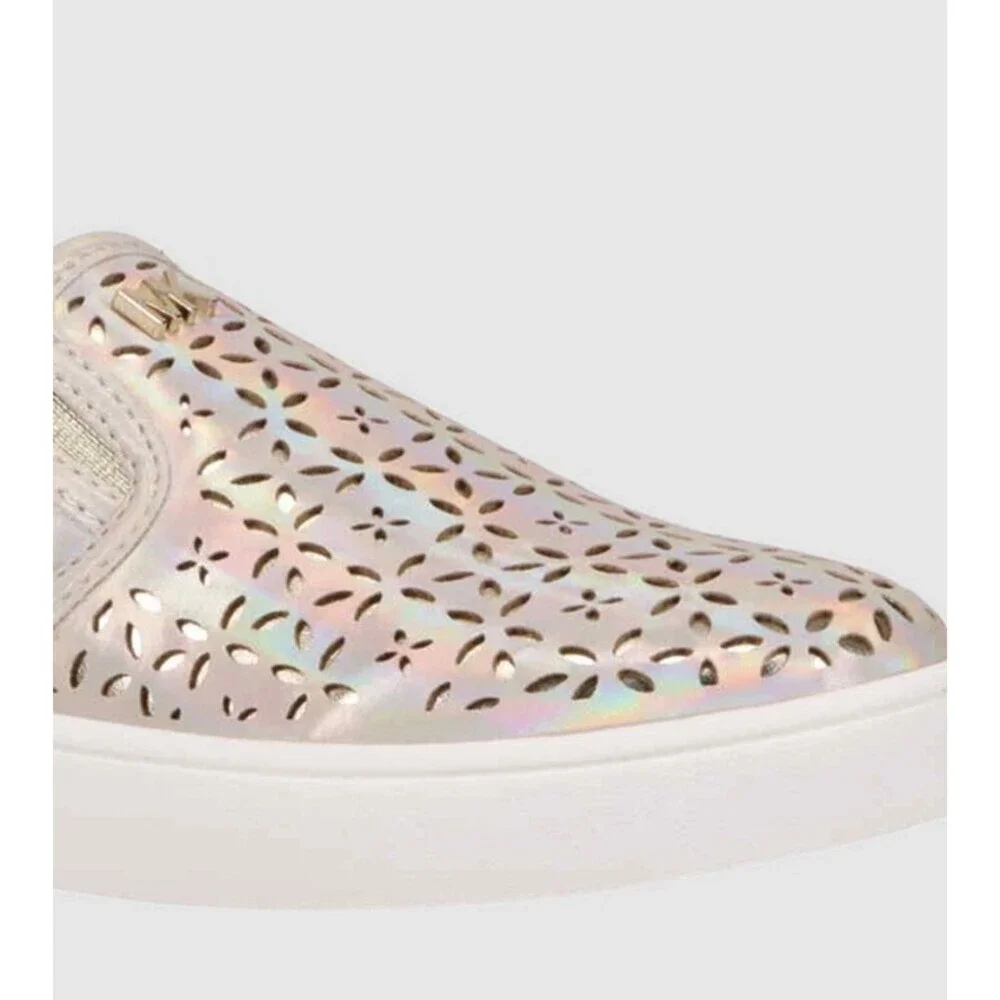Michael Kors Jem Olivia II MK100535T-713 Toddler 6 White Lifestyle Shoe JOBB2127